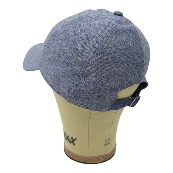 Under Armour Free Fit Tuck Strap Blue Cap Baseball Golf Running Tennis Hat - Picture 11 of 12